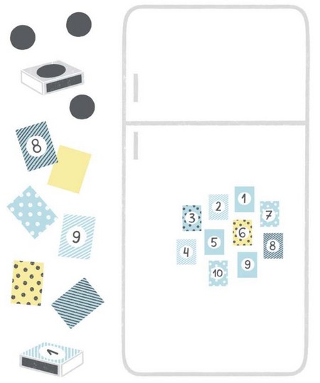 10 ideeën voor het maken van een kalender voor een kind
