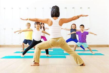 Yoga voor kinderen, oefeningen