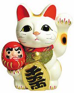 Drie gekleurde katten: Maneki-kak