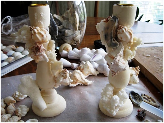 witte kandelaars