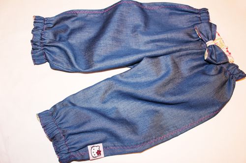Jeans voor meisjes, stap voor stap masterclass. Zomerjeans voor meisjes met hun eigen handen