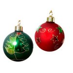 Kerstballen met eigen handen Kerstballen met eigen handen