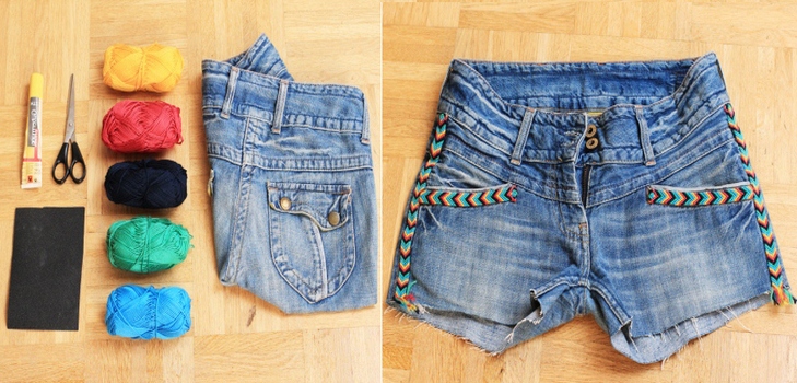 Hoe jeans te maken van korte broeken