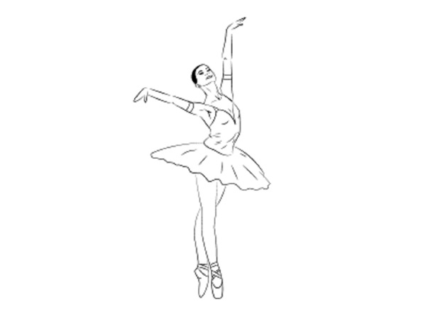 Hoe een ballerina gemakkelijk en eenvoudig te tekenen