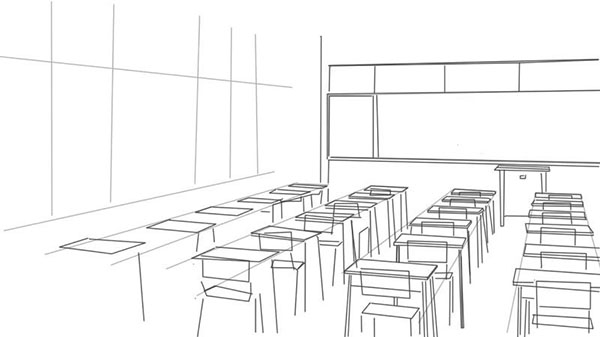 Hoe een school te tekenen, leraren