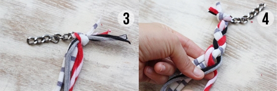 Hoe maak je een armband van een stof met je eigen handen