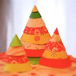Hoe maak je een kerstboom uit papier