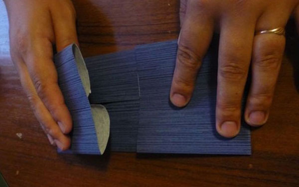 Envelop van papier A4 met uw eigen handen