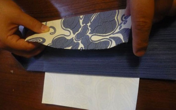 Envelop van papier A4 met uw eigen handen