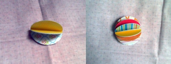 ballen op de boom met hun eigen handen