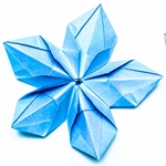 Hoe maak je een origami-bloem met je eigen handen