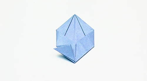 Hoe maak je een origami-bloem met je eigen handen
