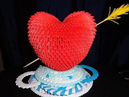 Hoe maak je origami van papierhart, video
