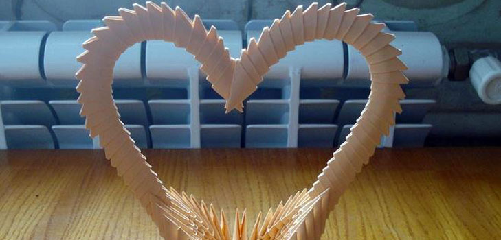 Hoe maak je origami van papierhart, video