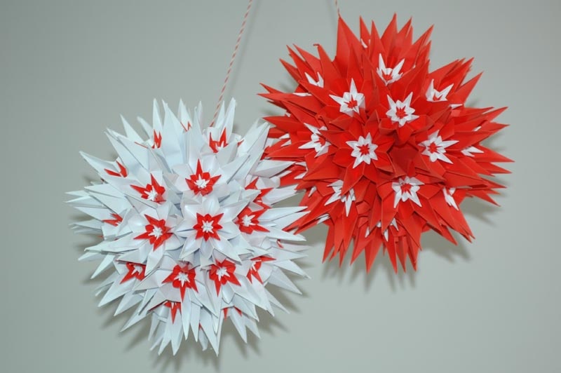 papieren bloemen