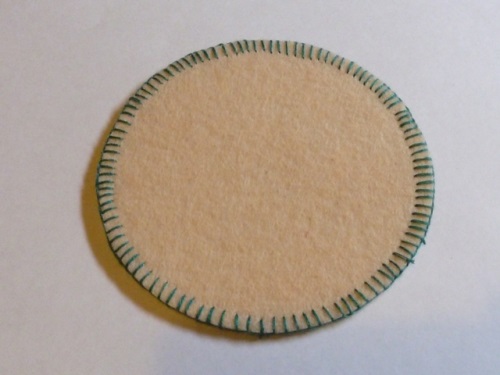 Broche uil van vilt