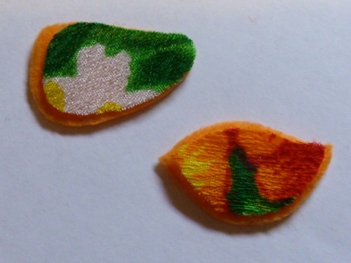 Broche uil van vilt