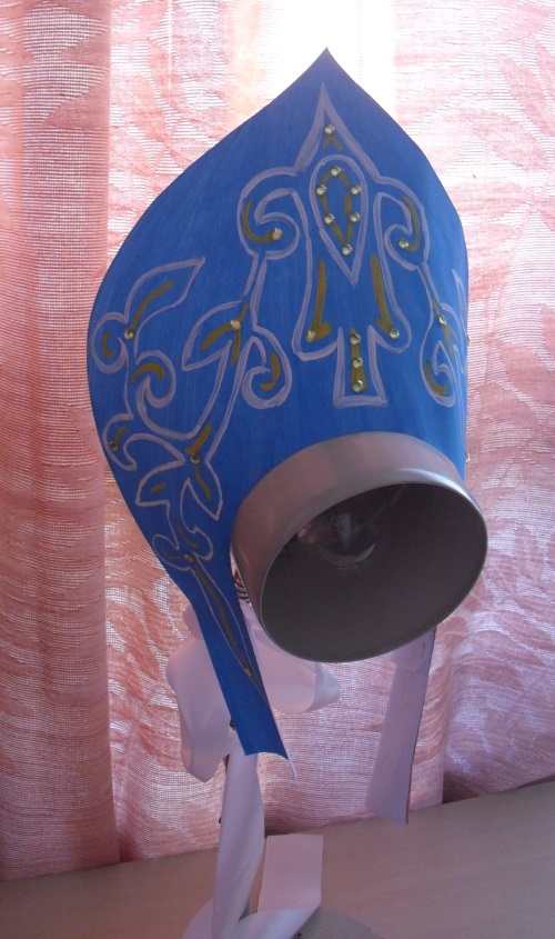 Hoe Russische kokoshnik te maken, masterclass. Kokoshnik van karton met hun eigen handen, stap voor stap foto's, video, patroon