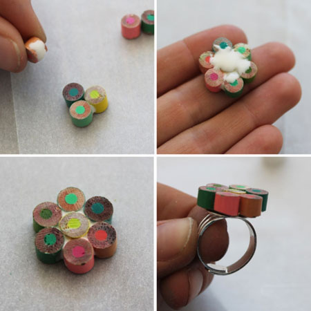  Ring met bloemenpatroon
