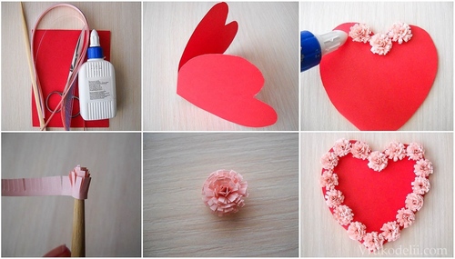 Hoe maak je een valentijnskaart met je eigen handen