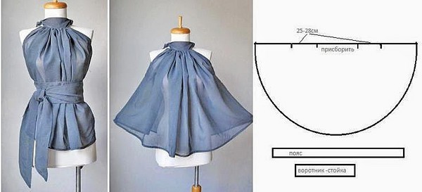Blouse met hun eigen handen: patronen en aanbevelingen voor naaien