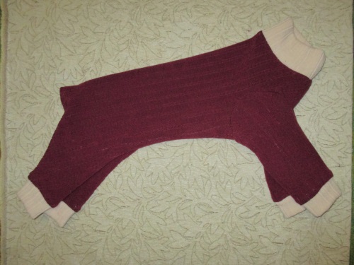 Warm fleece overall voor een hond