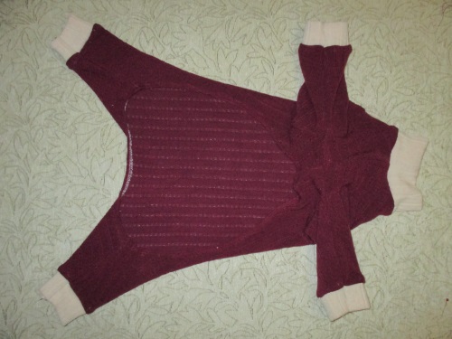 Warm fleece overall voor een hond