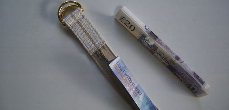Hoe een riem te naaien met een verborgen zak