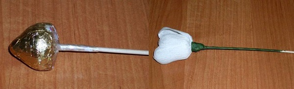 Originele verpakking van snoep voor het nieuwe jaar