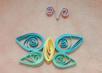Quilling vlinder
