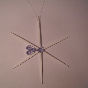 Quilling sneeuwvlok