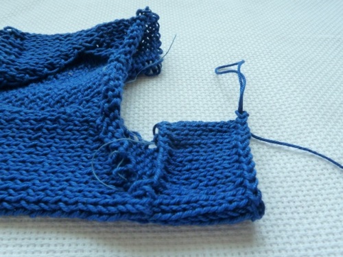 Heren zomerhandschoenen zonder vingers met breinaalden