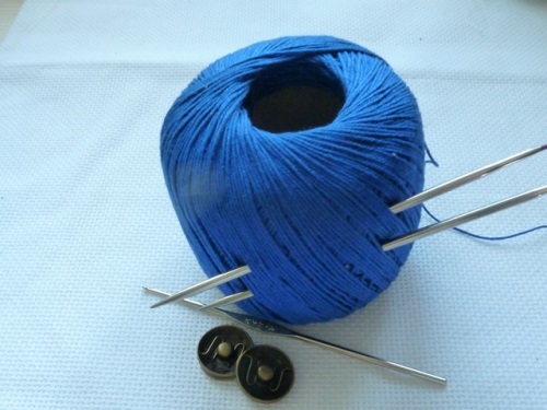 Heren zomerhandschoenen zonder vingers met breinaalden