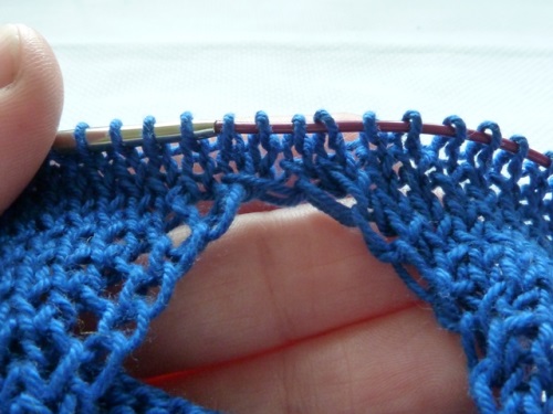Heren zomerhandschoenen zonder vingers met breinaalden