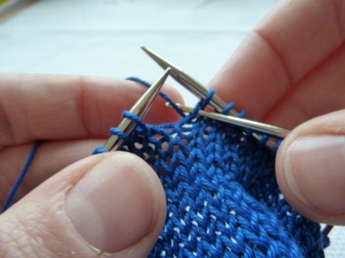 Heren zomerhandschoenen zonder vingers met breinaalden