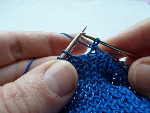Heren zomerhandschoenen zonder vingers met breinaalden