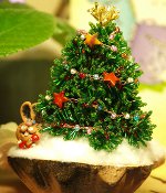 Oud en nieuw artikelen van kralen: kerstboom