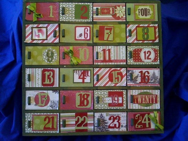 Nieuwjaarskalender met hun eigen handen