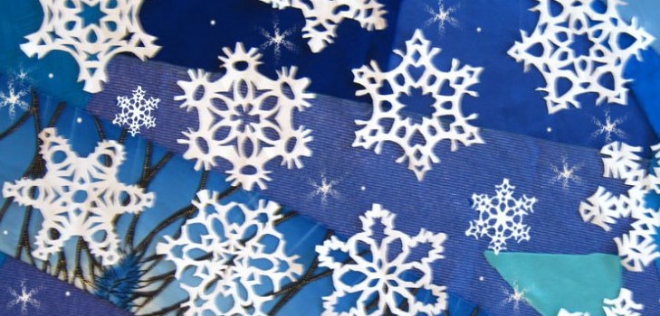 Mooie sneeuwvlokken voor het nieuwe jaar 2017 met hun eigen handen van papier - diagrammen en foto's in fasen. Masterclasses voor kinderen op grote sneeuwvlokken in origamitechniek