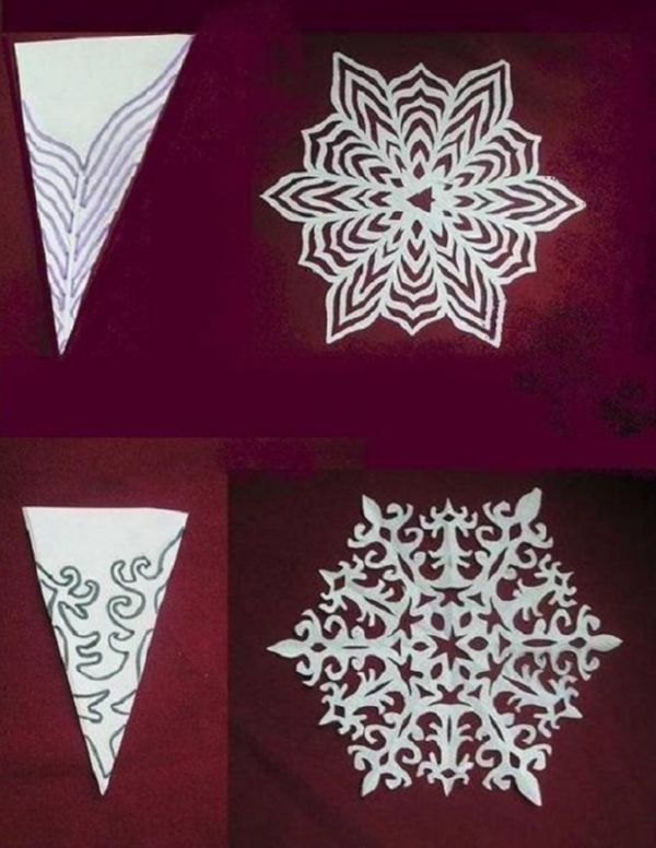 Mooie sneeuwvlokken voor het nieuwe jaar 2017 met hun eigen handen van papier - diagrammen en foto's in fasen. Masterclasses voor kinderen op grote sneeuwvlokken in origamitechniek Mooie sneeuwvlokken voor het nieuwe jaar 2017 met hun eigen handen van papier - diagrammen en foto's in fasen. Masterclasses voor kinderen op grote sneeuwvlokken in origamitechniek