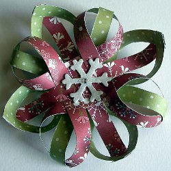 Sneeuwvlokken van papier