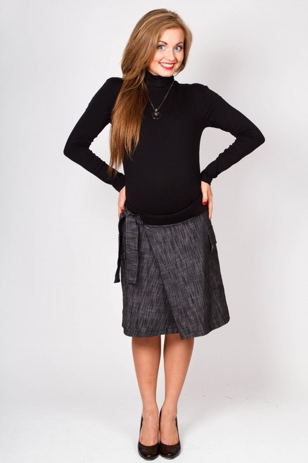 We naaien kleding voor zwangere vrouwen uit eigen handen - een rok, een jurk, een broek