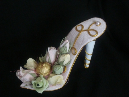 Originele samenstelling "Schoen" van snoep: een masterclass