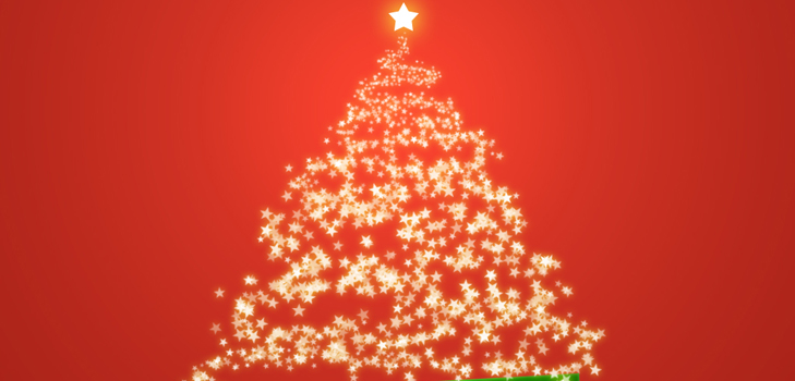 Kerstkaart met scrapbookingstijl voor Nieuwjaar 2015 met eigen handen