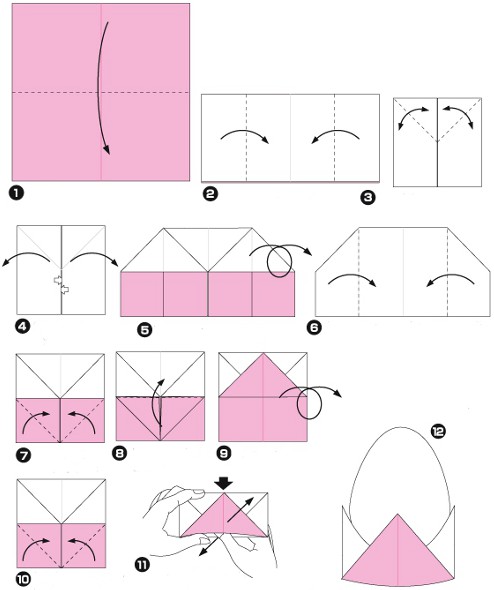 Pasen-origami