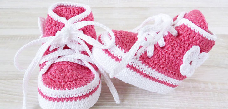 Haak booties met stap-voor-stap beschrijving voor beginners