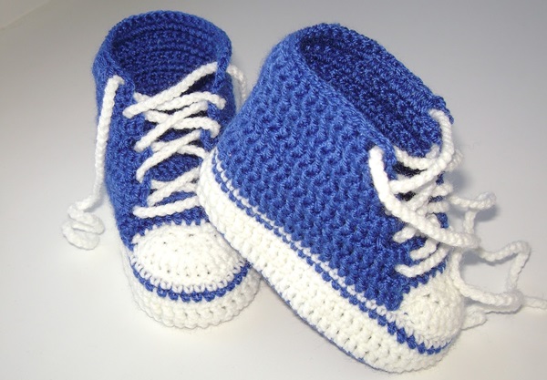 Haak booties met stap-voor-stap beschrijving voor beginners