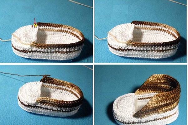 Haak booties met stap-voor-stap beschrijving voor beginners