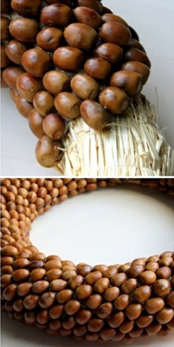 Ambachten "Gifts of Autumn" met hun eigen handen van natuurlijke materialen voor de kleuterschool en op school