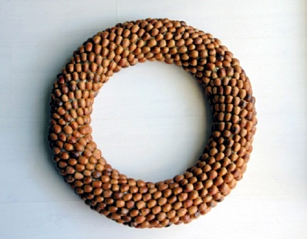 Ambachten "Gifts of Autumn" met hun eigen handen van natuurlijke materialen voor de kleuterschool en op school
